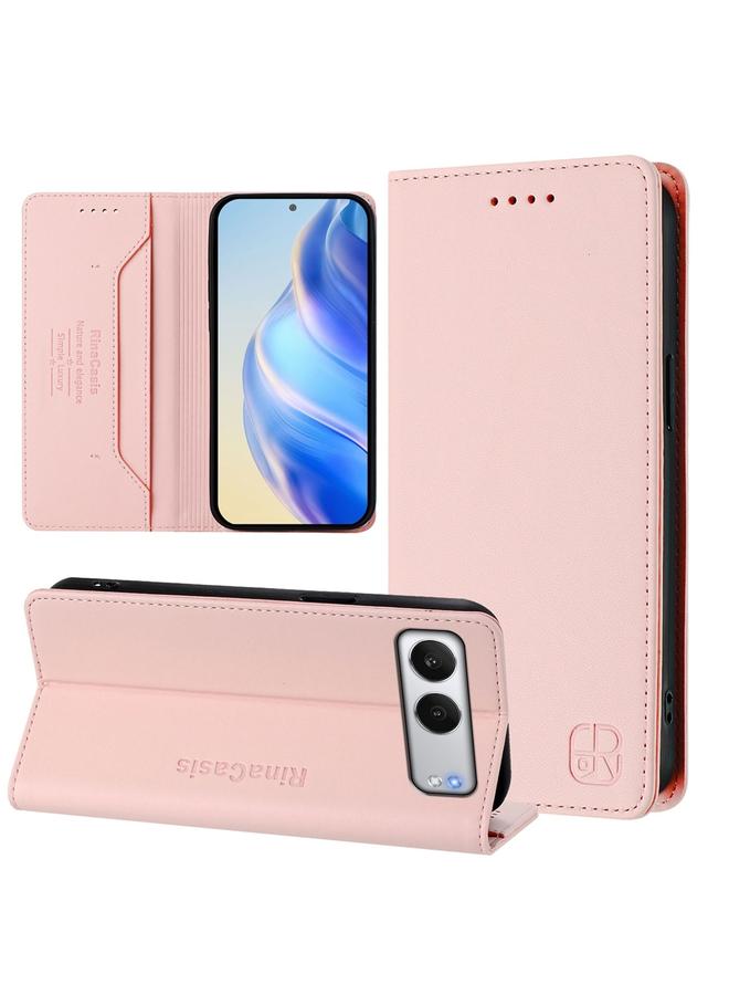 إيروريكس جراب لهاتف OnePlus Nord 4 RC01 مصنوع من الجلد ثنائي الطي مع خاصية الشفط المغناطيسي بتقنية RFID - Image 1