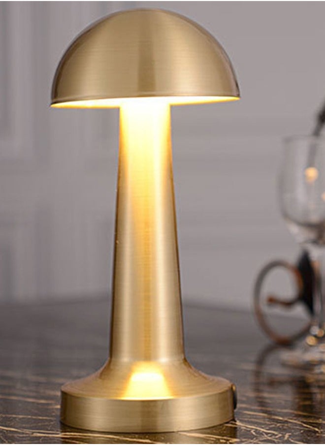Retro Table Lamp, Gold