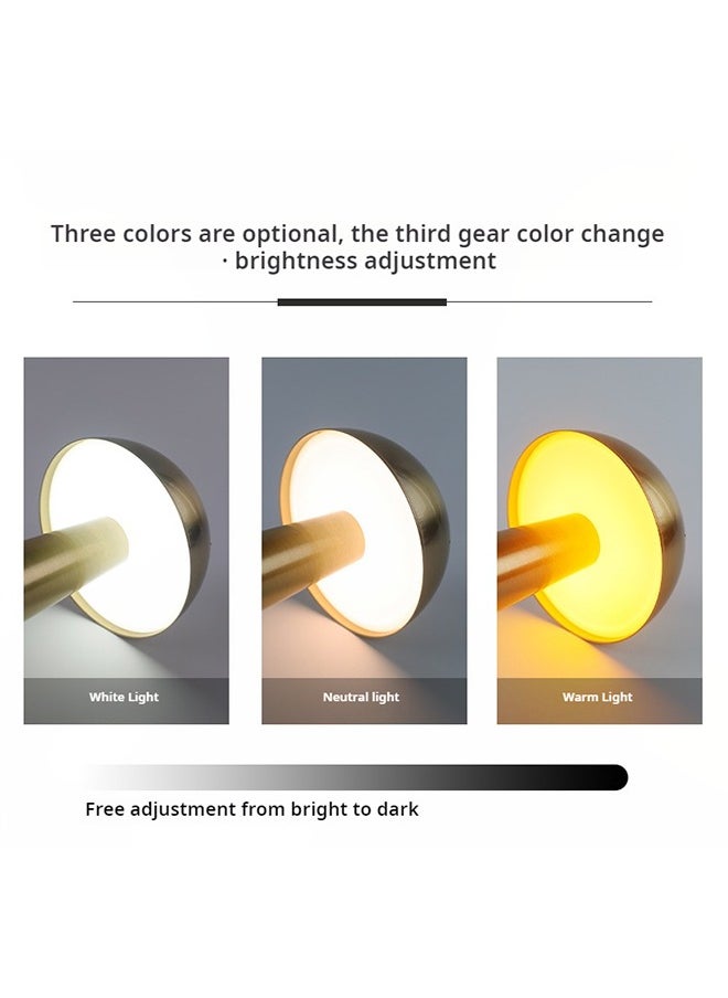 Retro Table Lamp, Gold