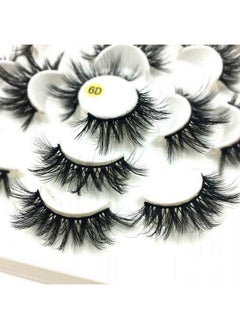 DAODER False Eyelashes Fluffy Faux Mink Lashes 3D Wispy Lashes 7 Pairs Pack Dramatic Long Thick Volume Fake Eye Lash Multipack  - Image 4