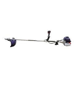 makute 9000RPM Gasoline Brush Cutter with 51.7cc Engine Fuel Tank Capacity 1L 255mm Blade Width 440mm Cutting Width for gardening tasks lawn maintenance and More - QBC121-2  - Image 2