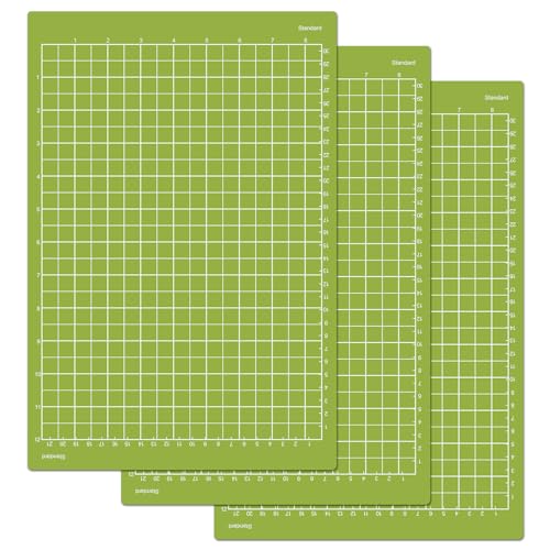 ReArt Standard Grip Mats for Cricut Joy Xtra - 12 x 8.5 Inches Craft Paper Cutting Mat Use with Printer Paper, Vellum, Light Cardstock & More, Sewing and Crafting (3 Packs Standerd) - Image 1