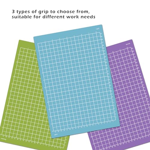 ReArt Standard Grip Mats for Cricut Joy Xtra - 12 x 8.5 Inches Craft Paper Cutting Mat Use with Printer Paper, Vellum, Light Cardstock & More, Sewing and Crafting (3 Packs Standerd) - Image 4