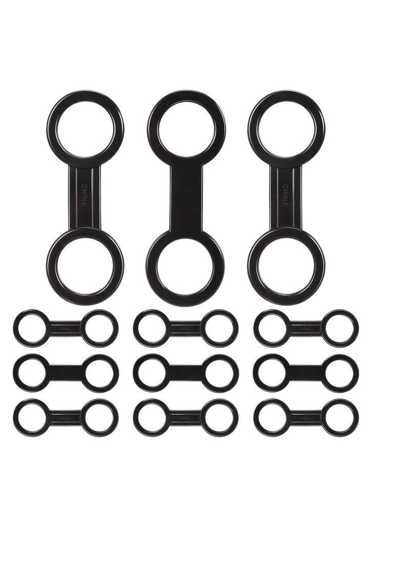 Excefore Silicone Snorkel Strap Keeper, Dive Lock Kit, 12 Pcs Dive Universal Plastic Clip, Snorkel Mask Strap Keeper Tube Holder, Attachment Gear Spare Part Accessories  - Image 1