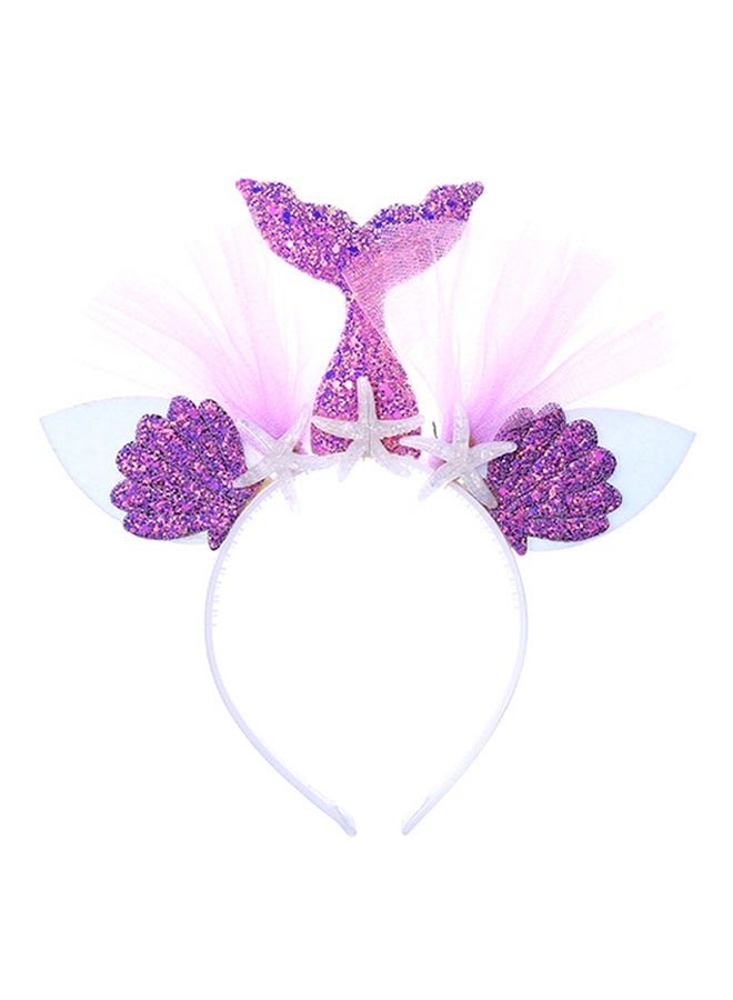 1 Piece of Mermaid Headband, Mermaid Hair Accessories, Mermaid Crown, Mermaid Accessories, Carnival Party Accessories, Universal for Women and Children - Image 1