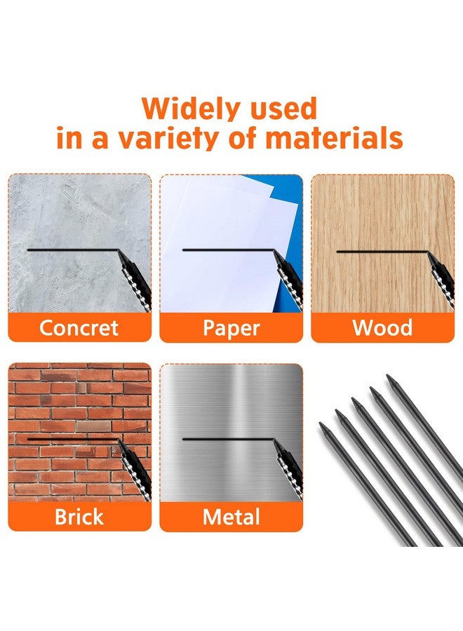 Generic 30 Pieces 2.8 Mm Pencil Lead Mechanical Carpenter Pencil Pica Dry Pencil Refills Woodworking Pencils For Woodworking Scriber Marking Architect Drawing Refills Only(Black)  - Image 3