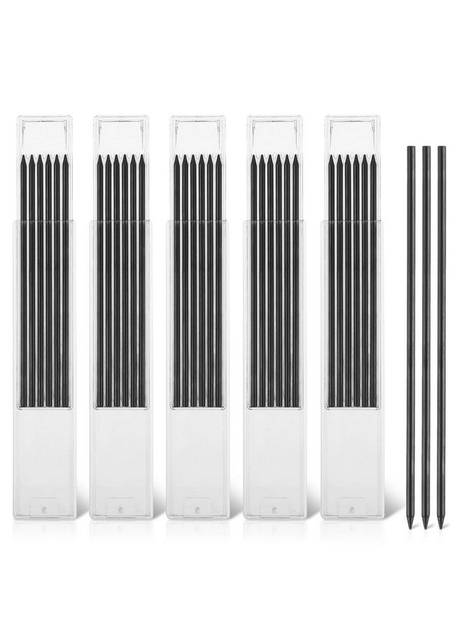 Generic 30 Pieces 2.8 Mm Pencil Lead Mechanical Carpenter Pencil Pica Dry Pencil Refills Woodworking Pencils For Woodworking Scriber Marking Architect Drawing Refills Only(Black)  - Image 1