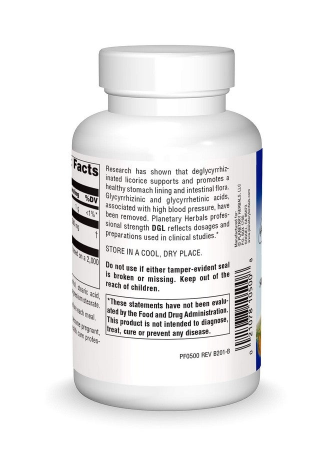 Planetary Herbals DGL Licorice Tablets, 100 Count - Image 2
