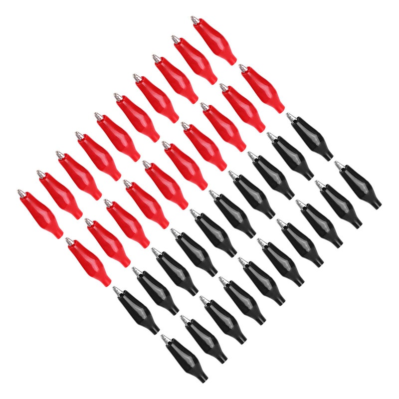 20 Pack PVC Coated Battery Clamps Electrical Test Lead Clips Durable Steel Anti Rust - Image 4