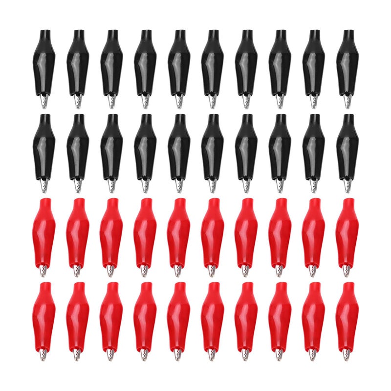 20 Pack PVC Coated Battery Clamps Electrical Test Lead Clips Durable Steel Anti Rust - Image 5