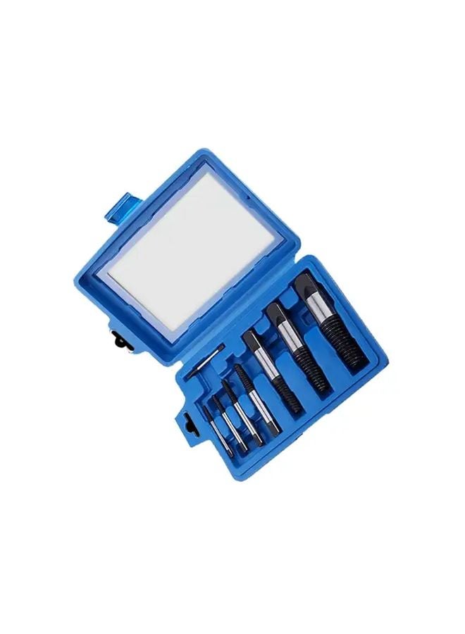 8pcs Gray Box Heavy Duty Manual Pipe Screw Extractor Set Broken Bolt Removal Tool - Image 4