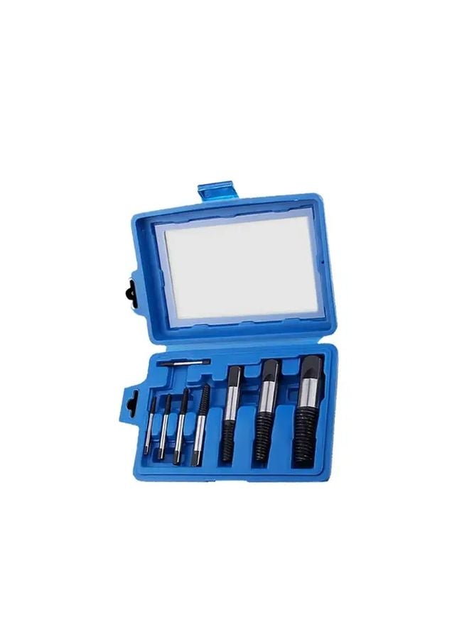 8pcs Gray Box Heavy Duty Manual Pipe Screw Extractor Set Broken Bolt Removal Tool - Image 3