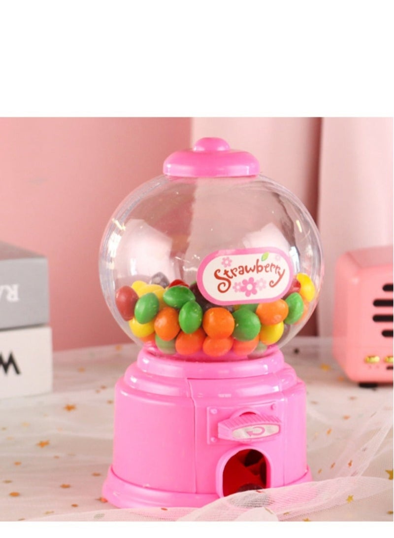 كابتن تيك Candy Vending Machine Portable Children Candy Machine Plastic Mini Gumballs Dispenser Kids Kindergarten Gift Vending Machine Vintage Style Sweet Bubblegum Fun Toy Machine for 3 age KSA | Riyadh, Jedd - Image 1