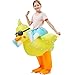 WinnerWhy Child Inflatable Costume with LED Light Blow up Halloween Animal Dress Jumpsuit for Kids Boy Girl Duck - Image 3
