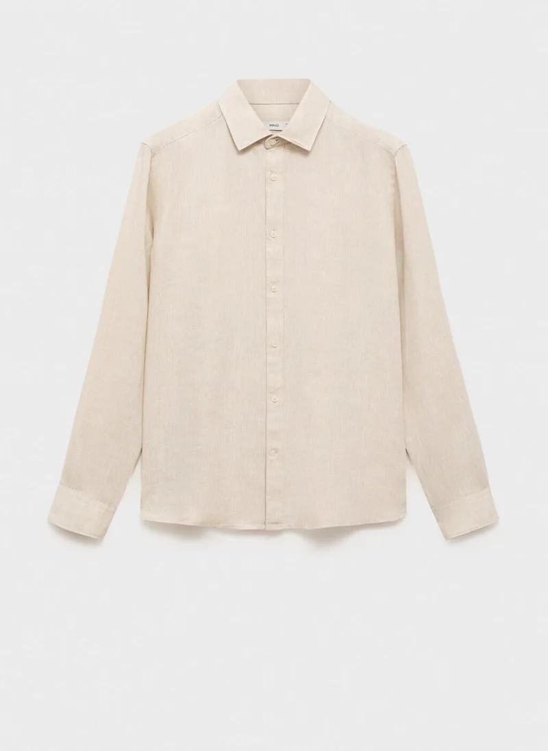Mango Man  Linen 100% Shirt for Men | Best Price UAE