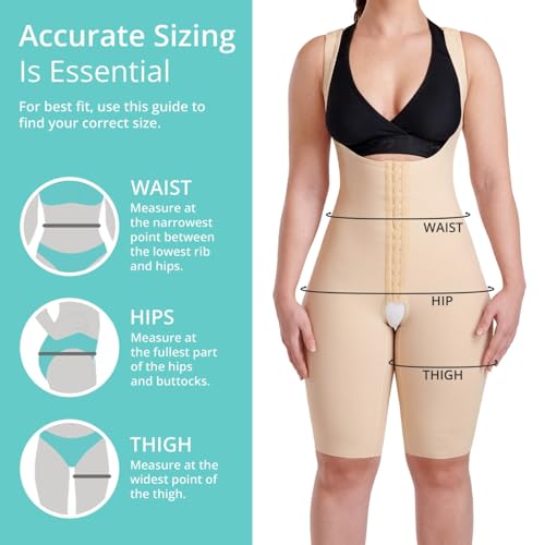 MARENA FCBHRS Female Curves Bodysuit - Short Length - Tummy Control Post Surgery Compression Garment - Image 2