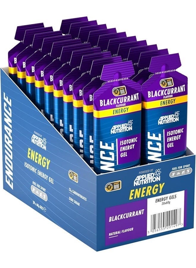 Applied Nutrition- Endurance Isotonic Energy Blackcurrant Flavour 20 × 60g (Energy) - Image 2