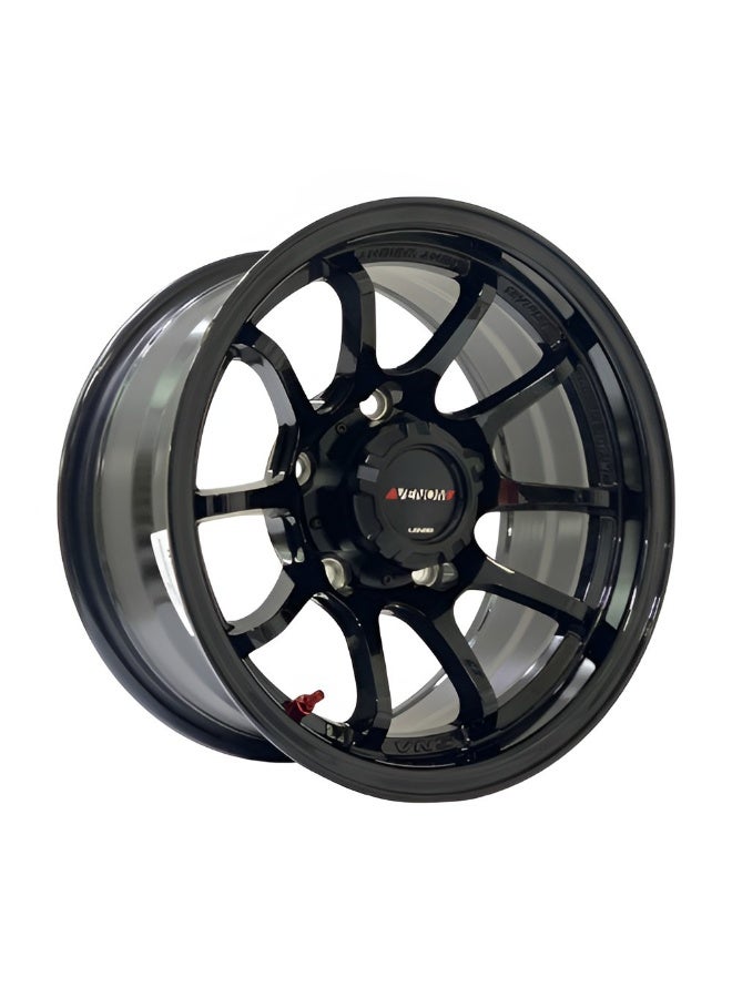 لينسو جنط لينسو فينوم-5 VN5 مقاس 15×7.5 لون أسود - Image 1