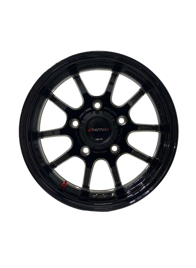 لينسو جنط لينسو فينوم-5 VN5 مقاس 15×7.5 لون أسود - Image 2