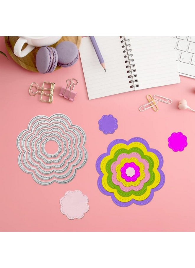 PQRUU - Die Cuts For Card Making Scrapbooking Dies Cuts Flower Metal Cutting Dies Scrapbooking Dies Cuts Stamps And Dies For Card Making Embossing Decoration Craft Template Mould - Image 1
