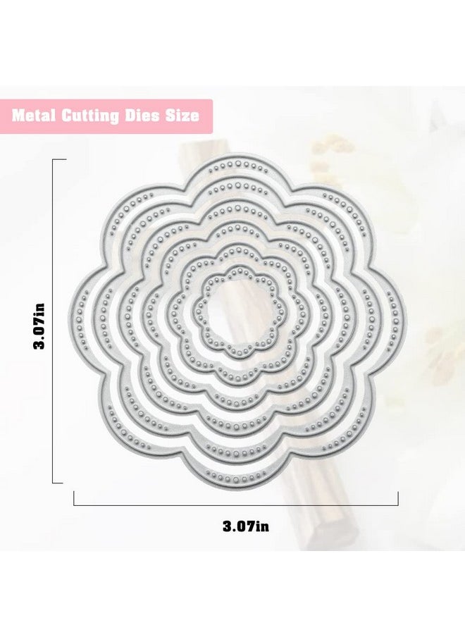 PQRUU - Die Cuts For Card Making Scrapbooking Dies Cuts Flower Metal Cutting Dies Scrapbooking Dies Cuts Stamps And Dies For Card Making Embossing Decoration Craft Template Mould - Image 1