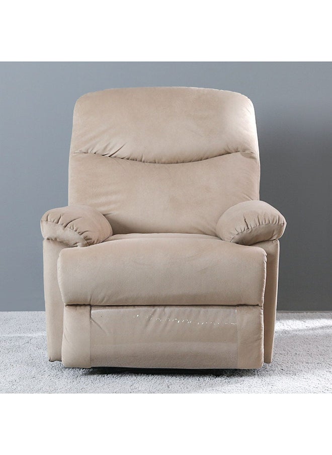 DANUBE HOME V2 Benedict 1 Seater Fabric Recliner Modern Design One Seat Relaxing Chair Living Room Furniture 86x99x99cm Mocha  - Image 2