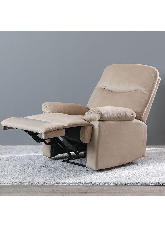 DANUBE HOME V2 Benedict 1 Seater Fabric Recliner Modern Design One Seat Relaxing Chair Living Room Furniture 86x99x99cm Mocha  - Image 4