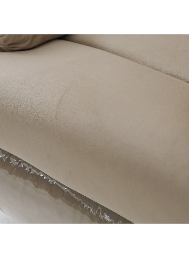DANUBE HOME V2 بنديكت 1 مقاعد كرسي من القماش التصميم الحديث مقعد واحد كرسي استرخاء أثاث غرفة المعيشة 86x99x99 سنتيمتر موكا - Image 5