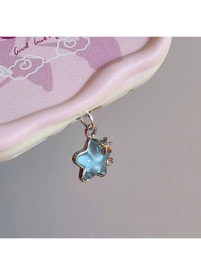 Blue Diamond Star Universal Phone Dust Plug Type C Charging Port Protector - Image 5