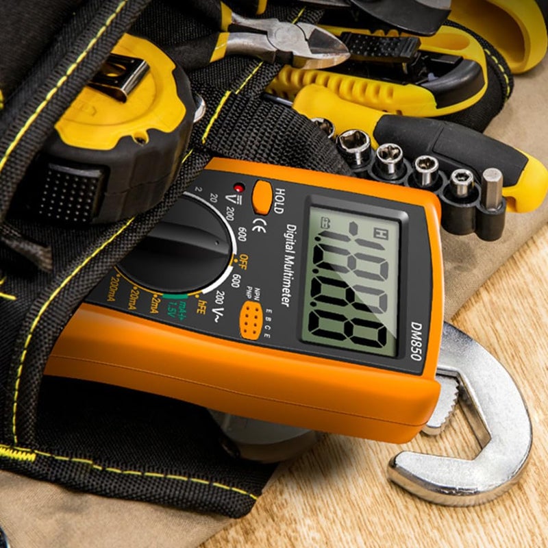 Digital Multimeter Auto Ranging Handheld Voltage Diode Tester Compact Portable Equipment - Image 5