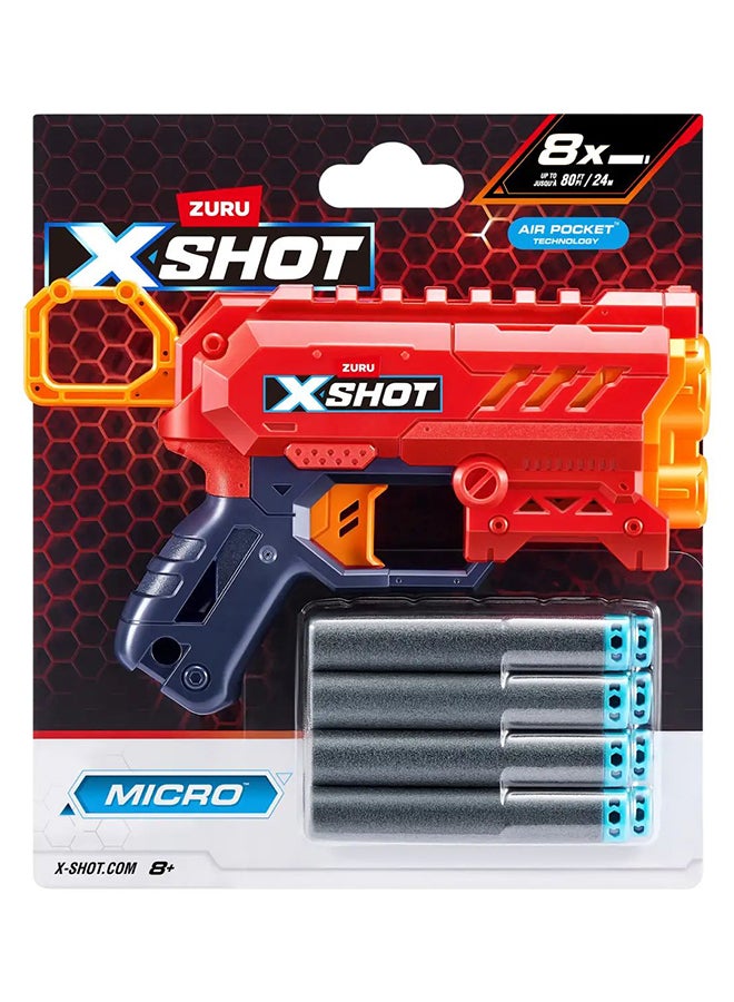X-Shot Excel Micro 2.0 Blaster with 8 Darts - Image 1