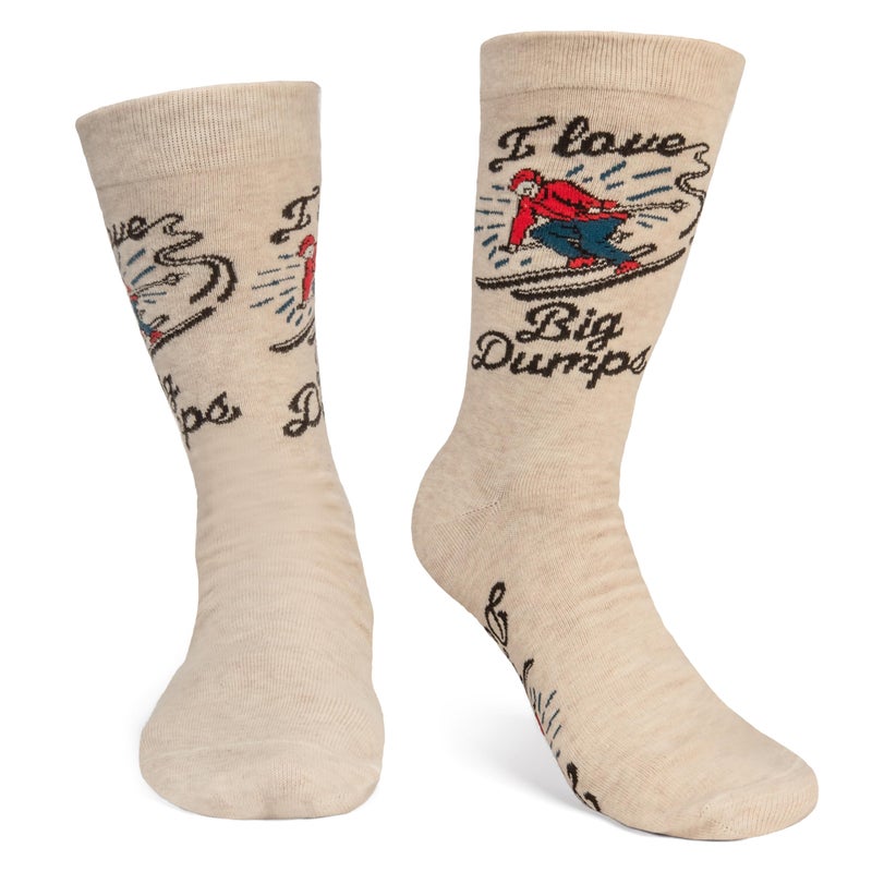 Lavley I Love Big Dumps Socks - Funny Gift for Skiers and Snowboarders - One Size for Men and Women - Image 5