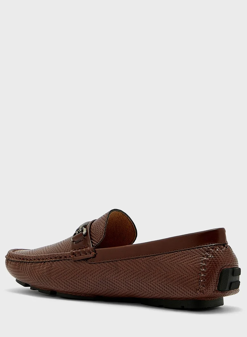 Robert Wood Faux Leather Casual Loafers