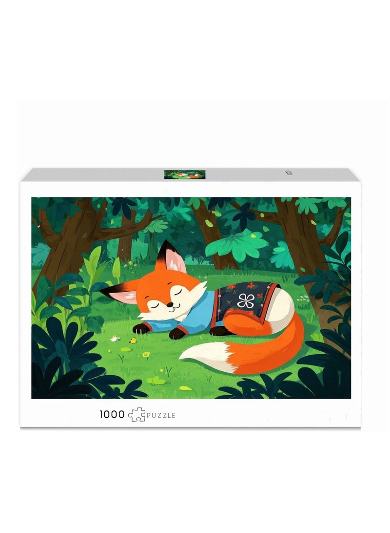 Anna 1000 Pieces Of anime Forest Sleeping Fox Puzzle - Image 2