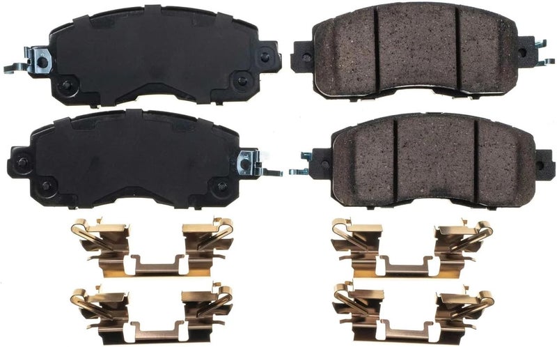 POWERSTOP Front Brake Pads For Nissan Altima 2013-20 |Altima 2024-25 |LEAF 2014-17 - Ceramic Brake Pads With Installation Hardware, 17-1650 - Image 2