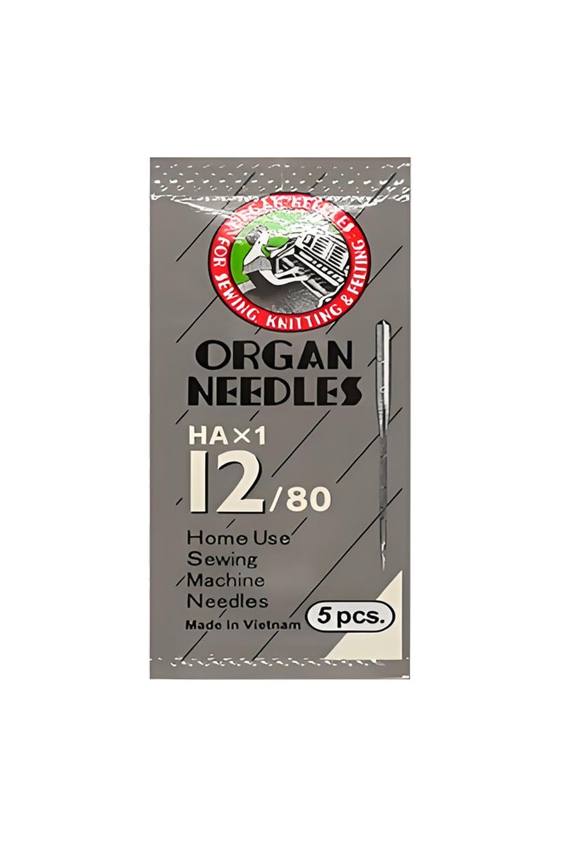 Size 12-80 5pcs/Pack of Organ Household Sewing Needles HAX1 For Sewing Machine Singer Brother Size 9