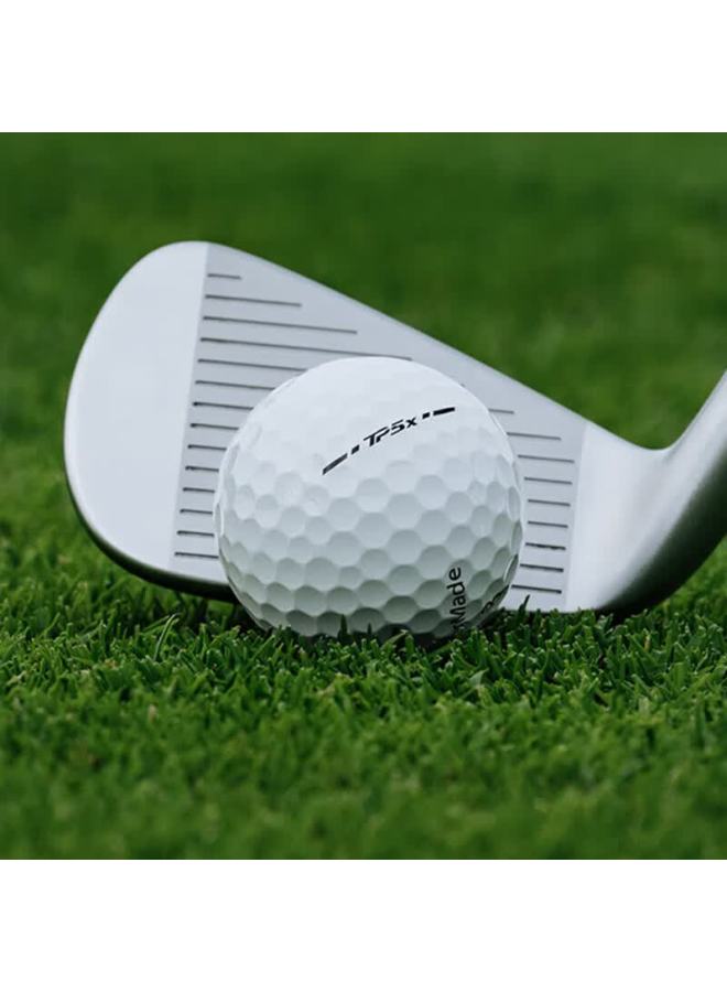 Taylormade Tp5x 3.0 Golf Balls 5-layer Practice And Tour Professional White 12-pack - Image 4