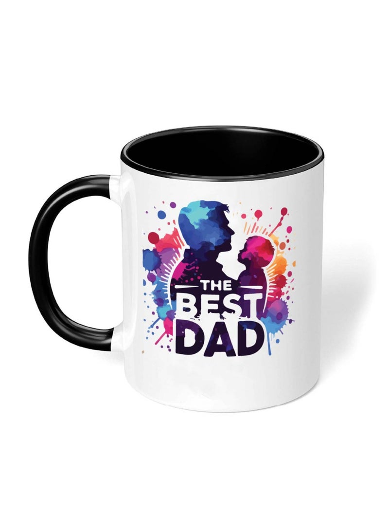 PRINTSHOP4ME Fathers Day Coffee Mug - Dad’s Birthday Gifts from Daughter Son - Gifts for Dad - Dad’s Black Ceramic Coffee Mug - Dad Gifts - Dad Appreciation Gifts - Gift for Daddy  - Image 1