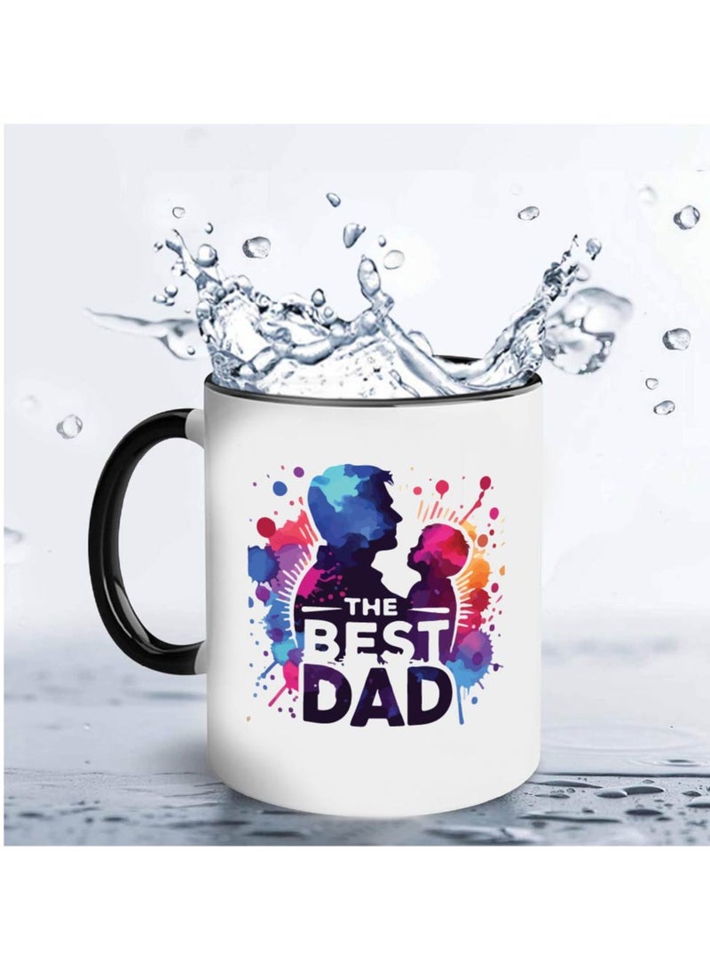 PRINTSHOP4ME Fathers Day Coffee Mug - Dad’s Birthday Gifts from Daughter Son - Gifts for Dad - Dad’s Black Ceramic Coffee Mug - Dad Gifts - Dad Appreciation Gifts - Gift for Daddy  - Image 4