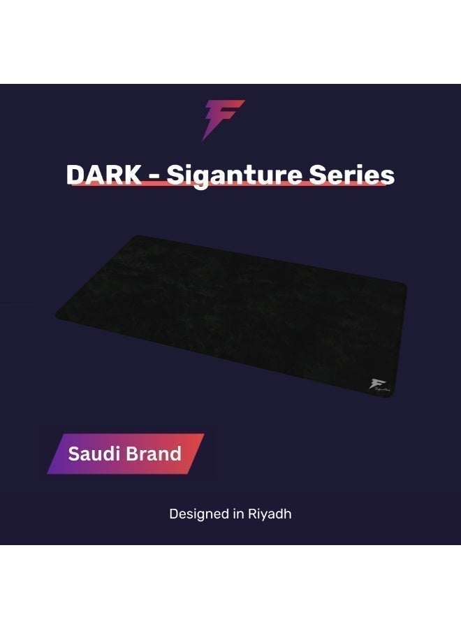 فورس اكس ماوس باد اسود قيمنق سقنتشر مقاوم للماء – حجم كبير ممتد، قاعدة مانعة للانزلاق، سطح دقيق، تصميم متين لمحترفي الألعاب والاستخدام المكتبي - Image 5