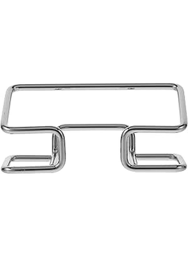 Black Metal Business Card Holder and Desk Organizer with Display Stand Function - Image 1