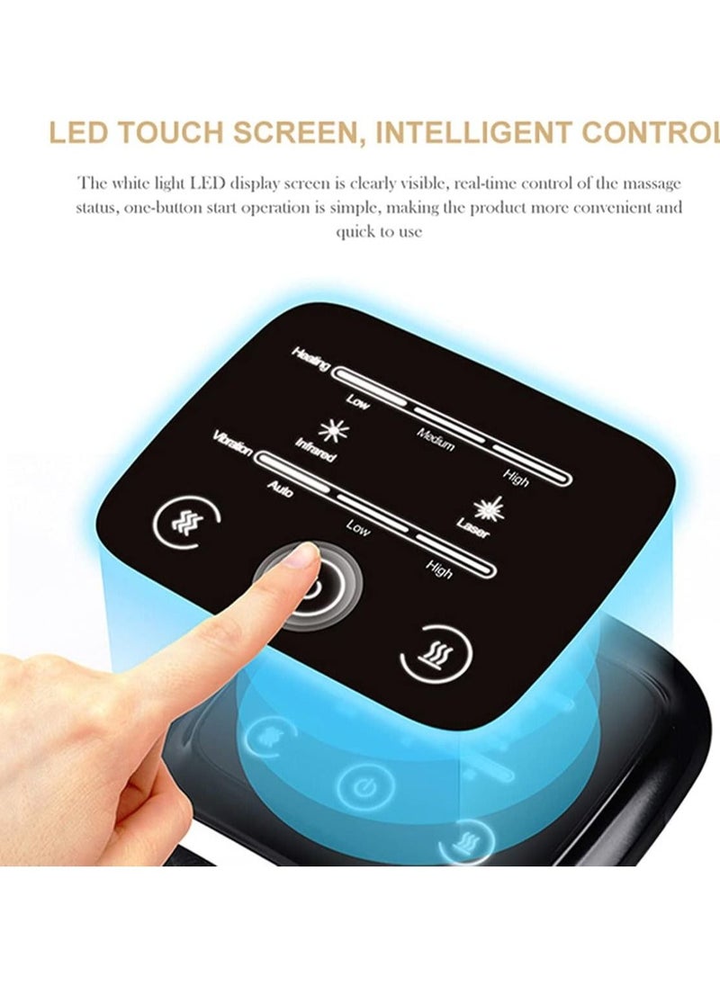 Generic Knee Massager, LED Touch Control Joint Warming Massage, Infrared Heating and Vibration to Reduce Knee Inflammation, Swelling, Stiffness, Pain  - Image 2