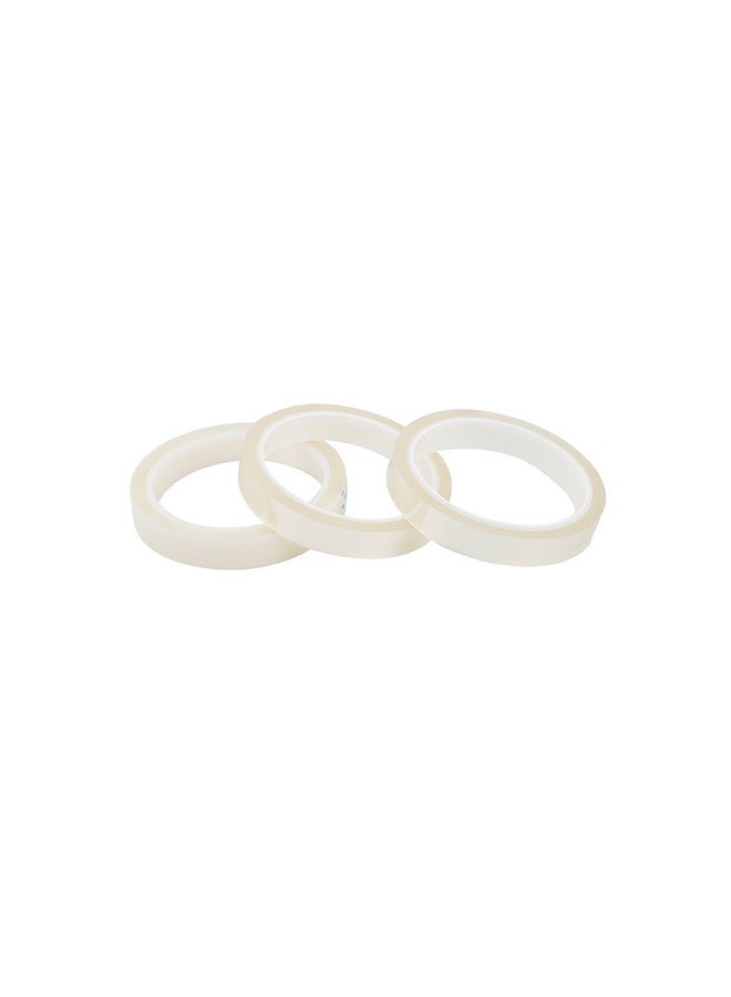 4 Rolls Heat Transfer Tapes High Temperature Tapes Heat Resistant Press Tapes No Residue Heat Tapes Clear Thermal Tapes for Sublimation Same Size - Image 5