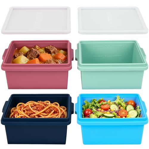 CyhHave Silicone Soup Freezer Molds with Lids, 2 Cup Extra Large Ice Cube Tray, BPA-Free, Perfect for Freezing Broth, lasagna, Baked Goods, Meal Prepping and More, Dishwasher, Microwave & Oven Safe - 4 Pack - Image 1
