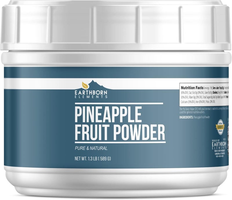 Earthborn Elements Pineapple Fruit Powder 1.3 lb, Pure & Natural, Smoothie Mix-In - Image 1