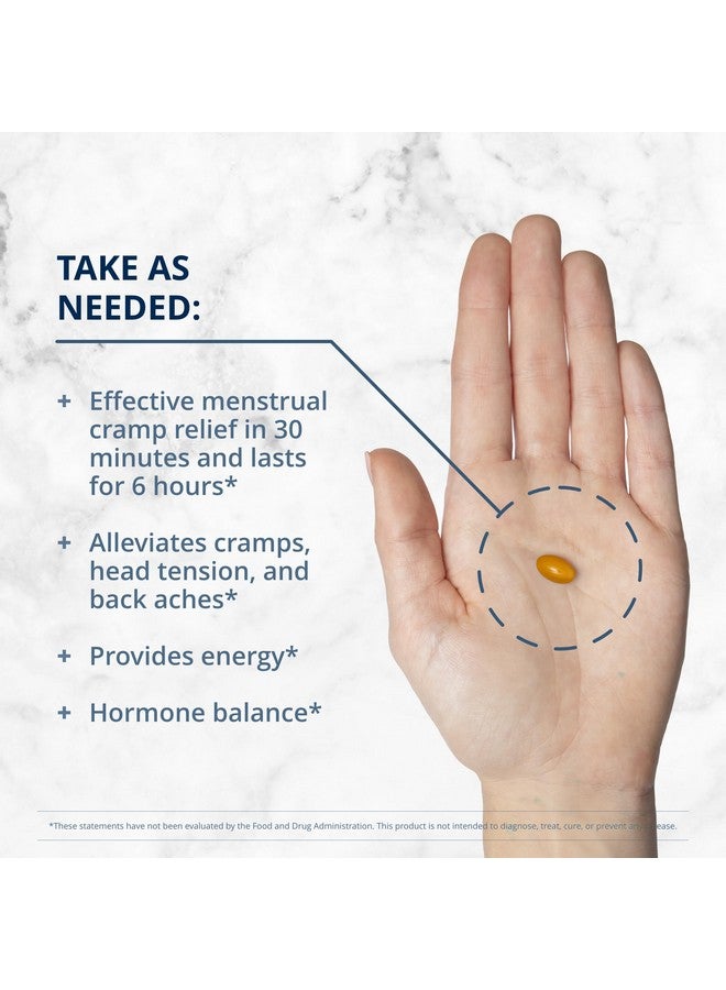 Metagenics ميتاجينيكس هيرويلنس رايديد بيرود ريليف - مكمل عشبي عالي الجودة لدعم تقلصات الدورة الشهرية، آلام الظهر، توتر الرأس، والإرهاق* - يحتوي على الكركم والبوسويليا - 20 كبسولة لينة - Image 4