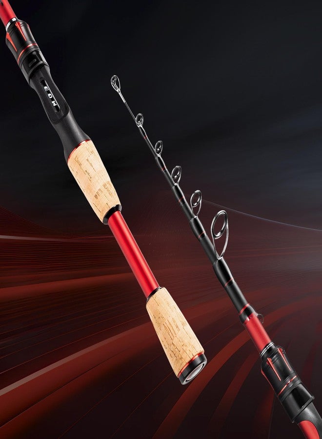 EOW XPEDITE LITE Portable Telescopic Fishing Rod, Spinning & Casting, 24T Carbon, 6' (Rod-Spinning, 183 cm) - Image 2