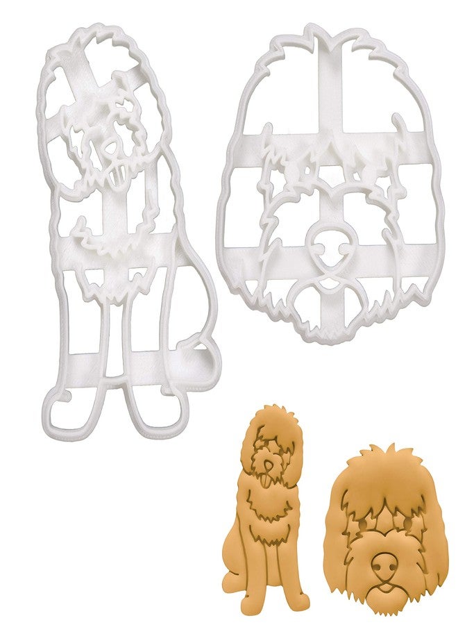 Bakerlogy Set of 2 Goldendoodle cookie cutters, 2 pieces - Bakerlogy - Image 1