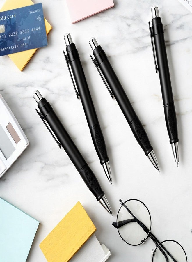 KFHENSOMR 4pcs Big Fat Pens Writing Stability Giant Sized Ink Jumbo Oversize Pens Extra Large Ballpoint Black Fat Ball Point Retractable for Arthritis and Elderly Easy Thick Grip Black - Image 5