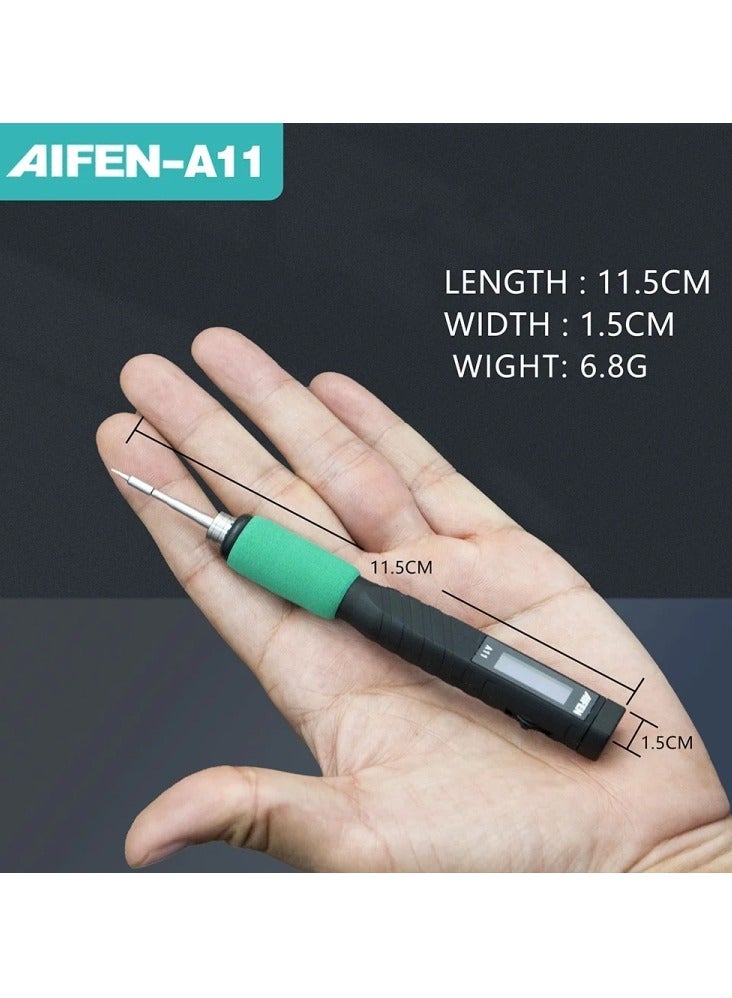 Aifen A11 Portable USB Charging Soldering Station with C210 Handle  - Image 4